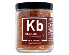 Spiceology&reg; Seasoning Blend Rub� 4.4 oz. Korean BBQ All-Purpose Rub
