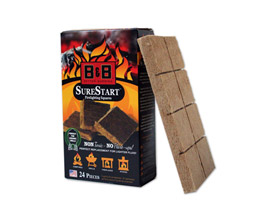 B&B Better Burning® SureStart 24 pc Firelighting Squares