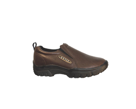 Roper Men's Sport Slip On Bay Brown Tumbled Leather