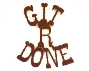 Rustic Ironwerks Git-R-Done Magnet