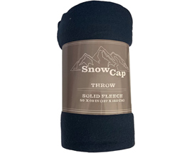 Snow Cap® 50 in. x 60 in. Fleece Throw Blanket - Navy