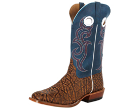 Horse Power Mens Cognac Eleprint Western Boots