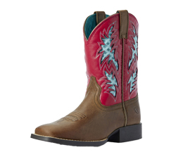 Youth ARIAT HOMESTEAD VENTTEK WESTERN BOOTS 