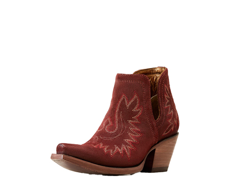 Ariat Women's Dixon Western Boot in Merlot Suede 