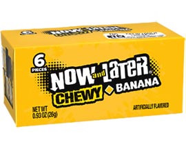 Now and Later® 6-piece Chewy Candies - Banana