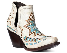 Ariat® Women's Dixon Western Boot - Aztec Crackled White