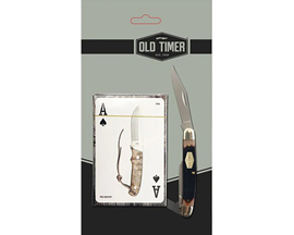 Old Timer® Combo Pack 1040T Knife With Deck Of Cards