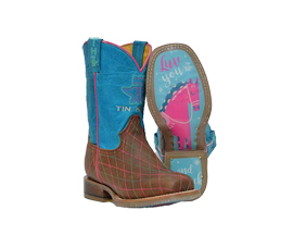  Tin Haul Youth Hearts & Colts Western Boot