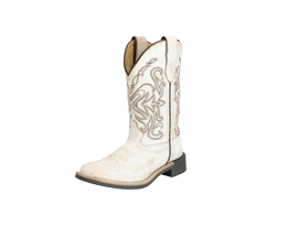 Smoky Mountain Children's Georgia Western Boot Antique White