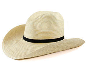 Sunbody Kids' Gus Palm Leaf Western Hat