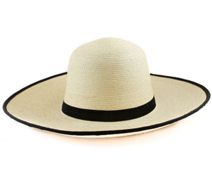 Sunbody Shapeable Palm Hat w/ Bound Edge - 4 1/2" Brim, 5 1/2" Crown