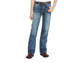 Ariat Boys B4 Relaxed Coltrane Boot Cut Jean in Durango