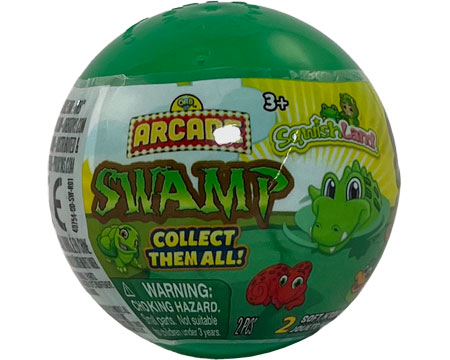Orb® Arcade 2 pc. Glow-in-the-Dark SqwishLand Toys - Swamp