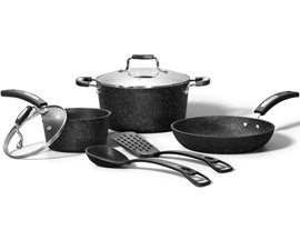 Starfrit® The Rock 7 pc. Cookware Set - Black
