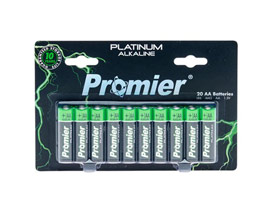 Promier® Platinum Alkaline 20 AA Battery Pack 
