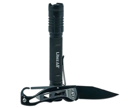 LitezAll® Tactical Flashlight And Pocket Knife Combo