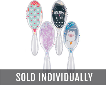 Four Seasons® 7 in. Confetti Hair Brush - Assorted Designs