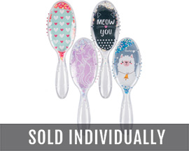 Four Seasons® 7 in. Confetti Hair Brush - Assorted Designs