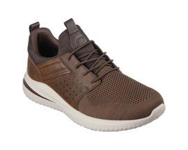 Skechers® Men's Wide Delson 3.0 Cicada Shoes - Brown