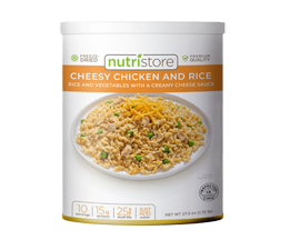 Nutristore 27.5oz Freeze Dried Cheesy Chicken and Rice