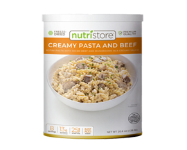 Nutristore Freeze Dried Creamy Pasta and Beef #10 Can