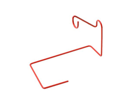 Eagle Claw 9.75" x 7.75" Red Rubber Coated Ice Rod Holder 