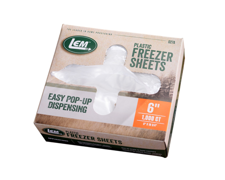 LEM Freezer Sheets - 6" X 10-3/4" 1,000 count