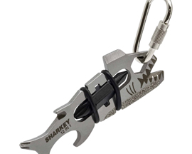 True Utility Sharkey 12 In 1 Multi-tool with Keyring Attachment