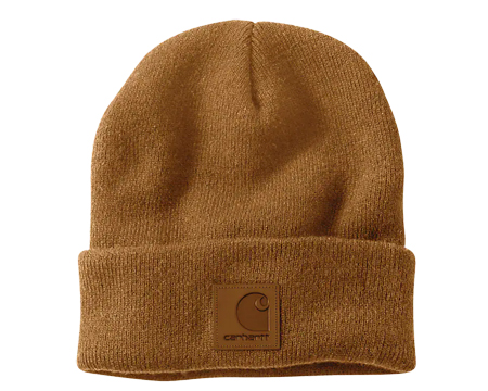 Carhartt Brown Tonal Patch Beanie