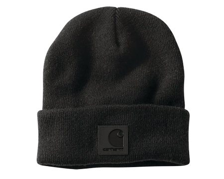 Carhartt Black Tonal Patch Beanie