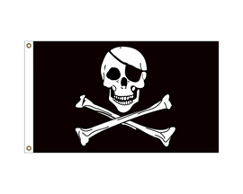Jolly Roger Pirate 3x5 Flag