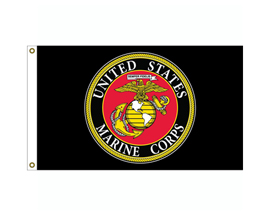 USMC Logo 3x5 Flag