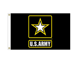 US Army Logo Star Flag 3x5