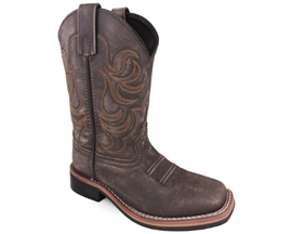 Smoky Mountain Kids Leroy Leather Western Boots 