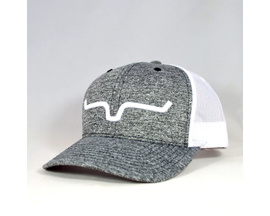 Kimes Ranch Weekly Trucker Hat Grey Snapback Cap  Heather Grey