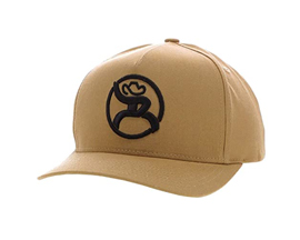 HOOEY  Roughy Adjustable Snapback Hat in Tan