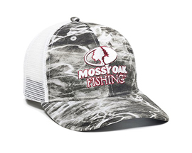 Mossy Oak Men's Elements Logo Hat in Manta/White