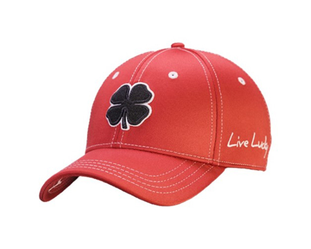 Black Clover Adults' Premium Clover Cap Red/Black Sm/Med