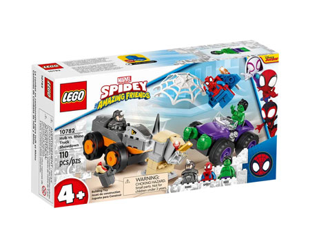 LEGO® Marvel Hulk vs. Rhino Truck Showdown Set
