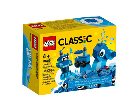 LEGO® Classic Creative Blue Bricks Set