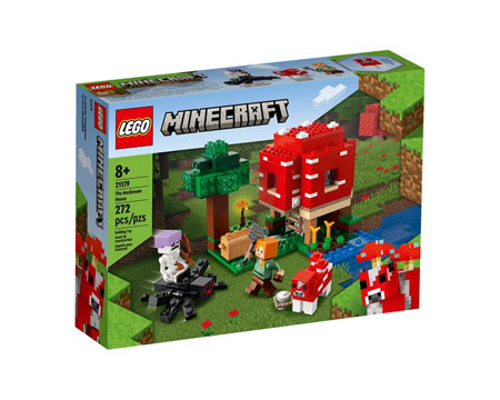 LEGO® Minecraft The Mushroom House Set