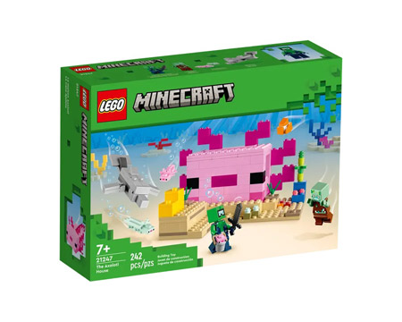 LEGO® Minecraft The Axolotl House Set