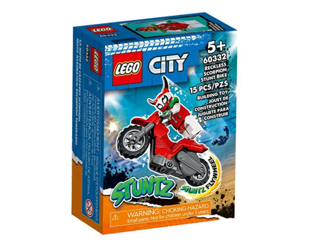 LEGO® City Reckless Scorpion Stunt Bike Set