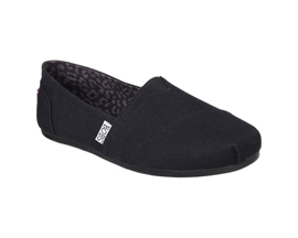 Skechers® Women's Bobs Plush Peace and Love Slippers - Black