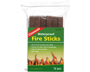 Coghlan's® Waterproof Fire Sticks - 12 pack