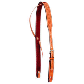 1-1/4" Spider Stamped Slip Ear Headstall