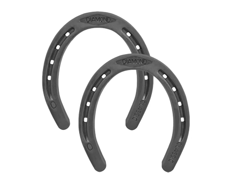 Farrier Classic Plain Diamond Horseshoe- Pair