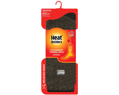 Heat Holders® Men's Original Twist Crew Socks - Navy Blue