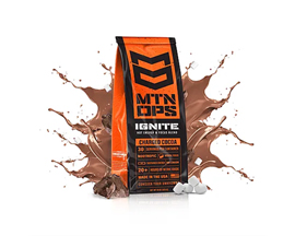 MTN OPS Hot Ignite Supercharged Energy Drink 30 Servings Charged Cocoa Scoop