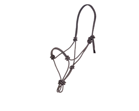 3/8" Two-Tone Rope Tied Halter